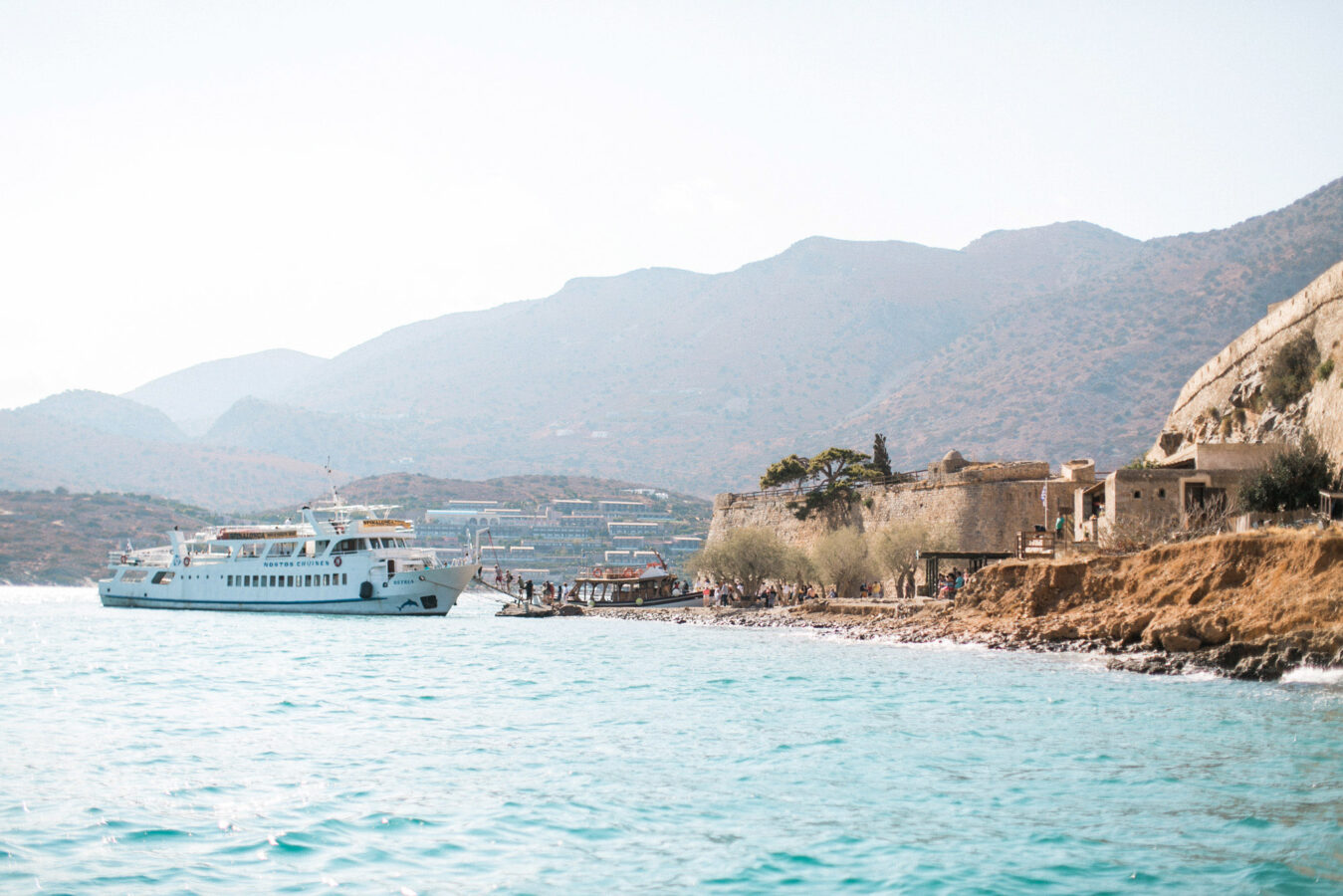 The island of Spinalongs, Crete, famous for it's unique history and a background to our wedding photos.