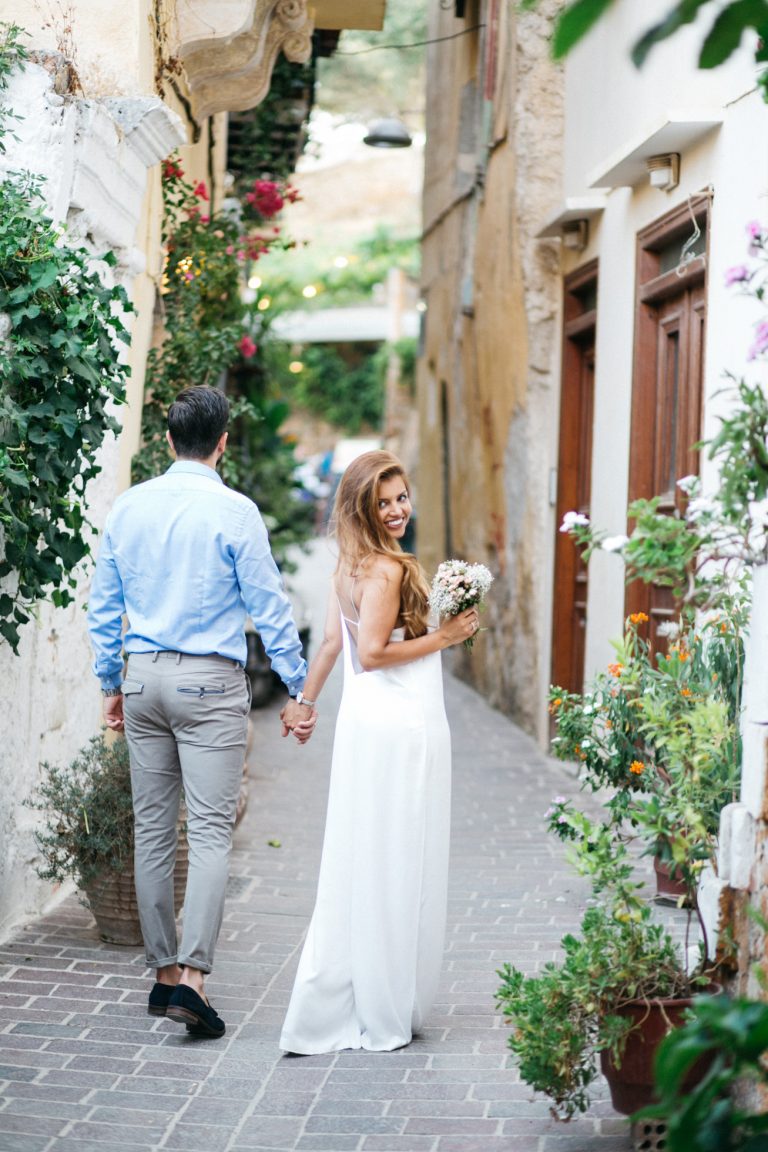 Beautiful romantic elopement portraits in Chania, Crete - HannaMonika ...