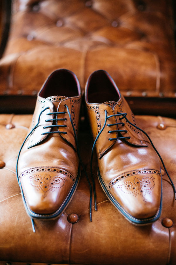 Groom's attire and details photographed during destination wedding in Crete.