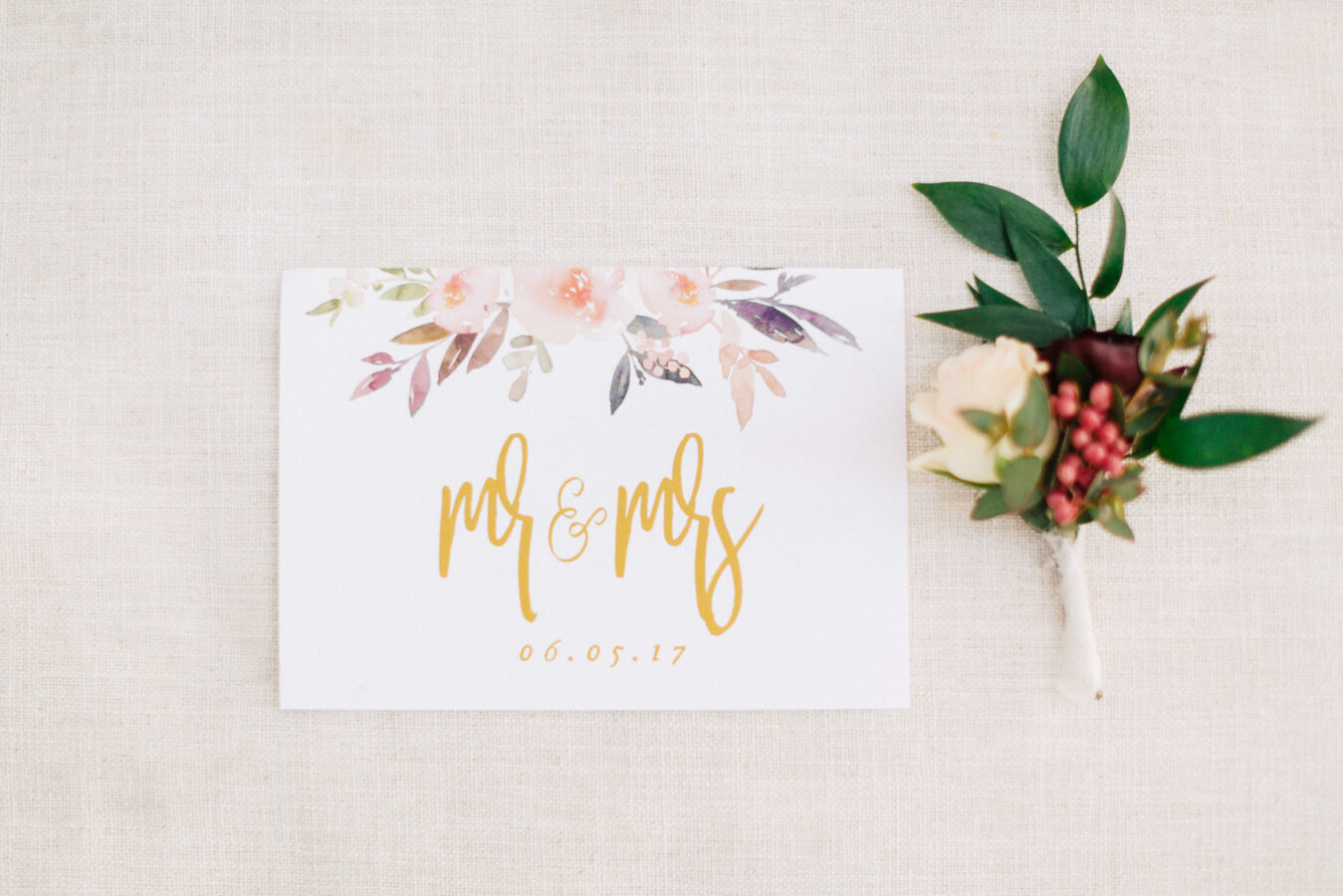 Destination wedding stationery set for Mykonos island wedding. Wedding invitation and details.